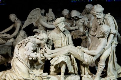 La sepoltura e lo svenimento della Vergine da Ligier Richier